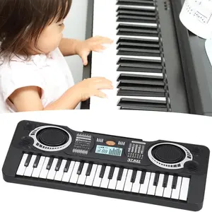Electric piano educational toy, 37 key piano keyboard, instrument piano toy, educational instrument, keyboard piano, suitable for beginnersBring three AA batteries for self use