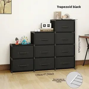 Bedroom Bedside Lockers | Multilayer Drawer Organizers | Clothes and Underwear Storage Units Simple Floor-to-Floor Lockers