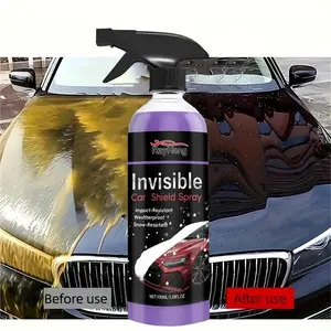 Car Ceramic Coating Waterproof Spray, Protects Car Paint, Hydrophobic Glass Treatment, Nano Ceramic Protection, Enhances Gloss, Fresh Effect