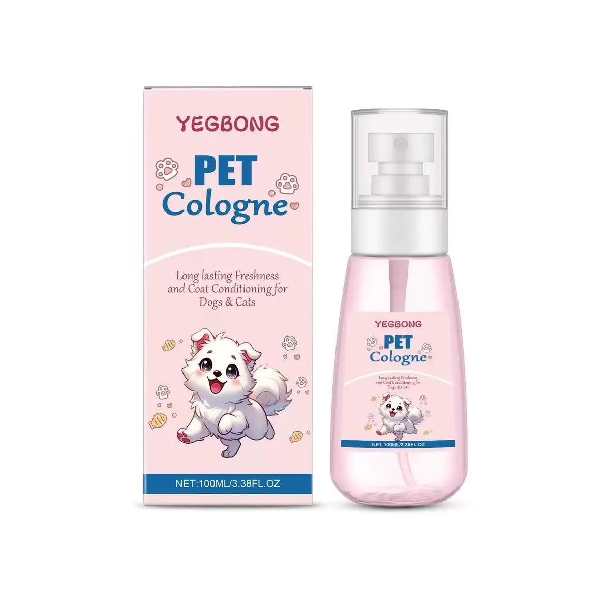 Yegbong Pet Odor Eliminator Spray, Odor Removal Spray, Odor Destroyer, Odor Remover, Daily Gentle Cleaning Air Freshener, Portable Mist for Home & Car Use, Effective Deodorizer Solution