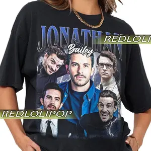 [Sale Up To 40%] Vintage Jonathan Bailey Retro Shirt, Gift For Woman and Man Unisex T-Shirt