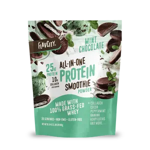 Mint Chocolate Protein Smoothie Mint Chocolate Protein Smoothie