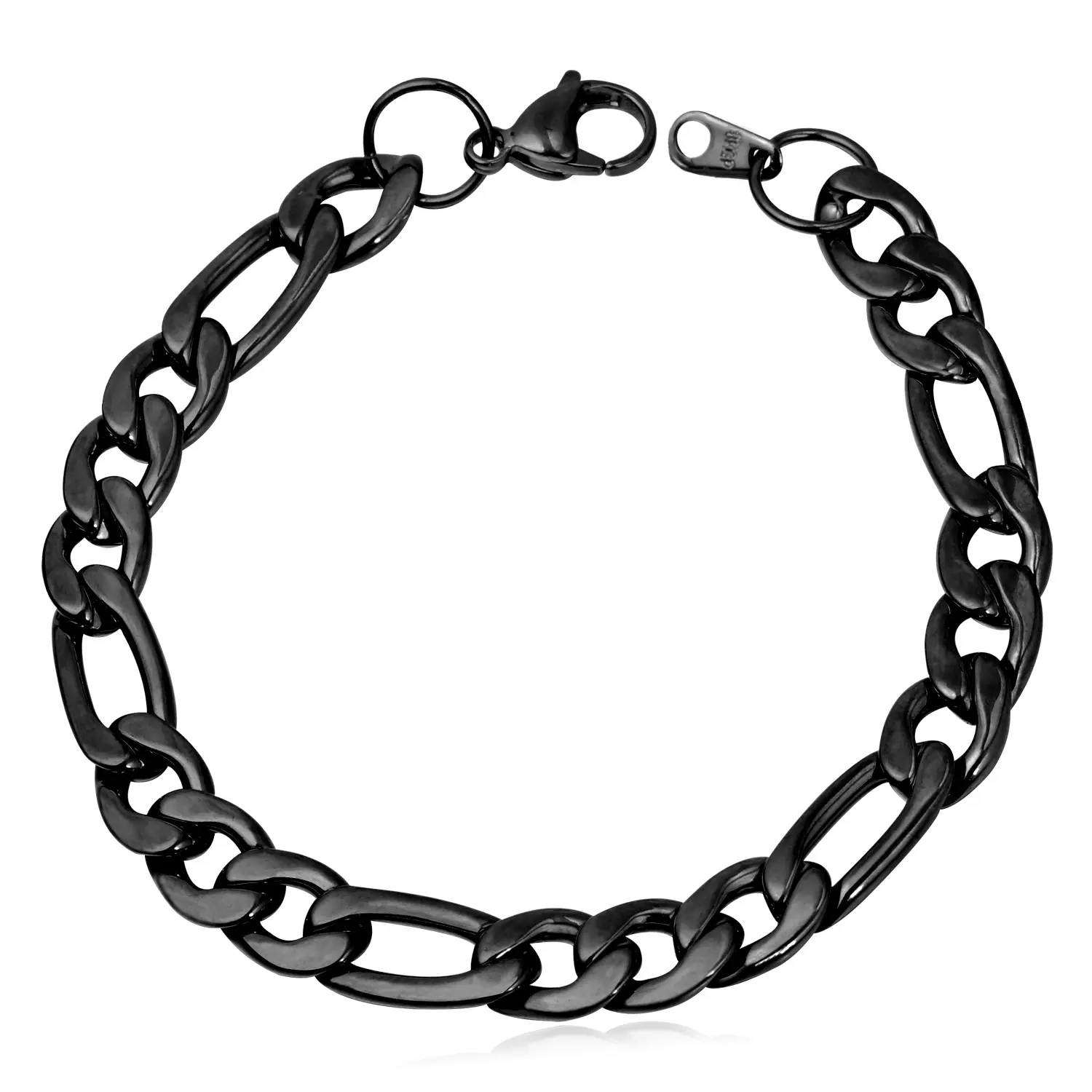 9mm-Figaro Chain-Black