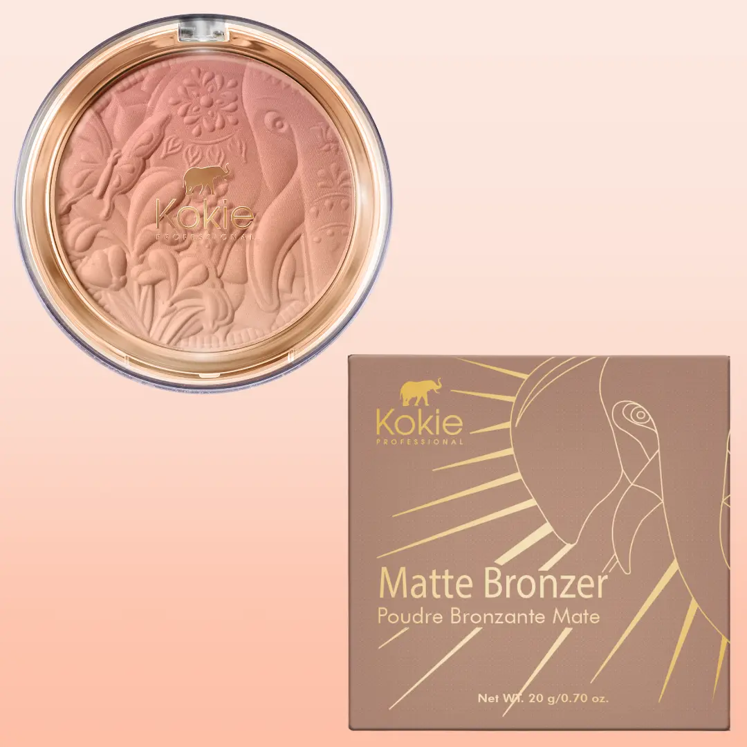 Kokie Professional Soft Gradient Blush & Matte Bronzer Duo