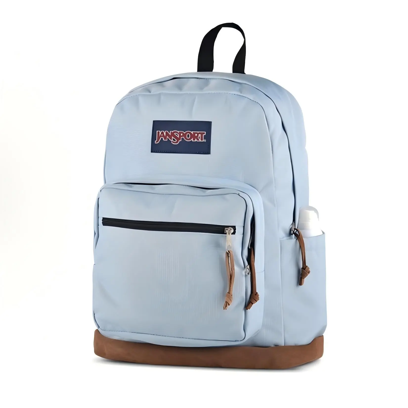 JanSport Vintage Backpack With Faux Suede Bottom, Multi Solid Color Campus School Bag For Teens, Stylish Back To School Gift For Boys, Girls, Friends & Family