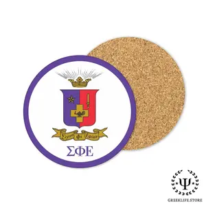 Sigma Phi Epsilon Beverage Coaster Round (Set of 4)
