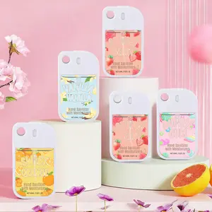 Liquid Moisturizing Hand Sanitizer Spray, Effective Protection for Daily Use and Outdoor Travel, Portable Gentle No-Rinse Hand Gel, One Press Clean