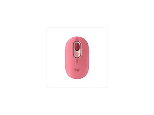 Logitech POP Mouse, Wireless Mouse with Customizable Emojis, SilentTouch Technology, Precision/Speed Scroll, Compact Design, Bluetooth, Multi-Device, OS Compatible - Heartbreaker Rose