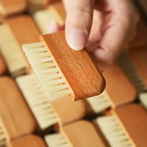 Nail Brush, Firm Nature Wooden Sisal Scrub Brush For Toes And Nails, Cleaning Nail Brush, Manicure