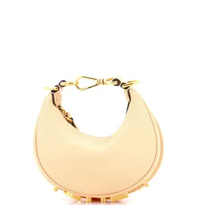 Pre-owned FENDI Leather Shoulder Bags Fendigraphy Bag Nano by Rebag