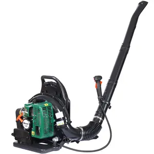 2-Stroke Gas Backpack Leaf Blower with 63.3cc Engine, 3.6HP, 750CFM, Lightweight Design, Offset Grip