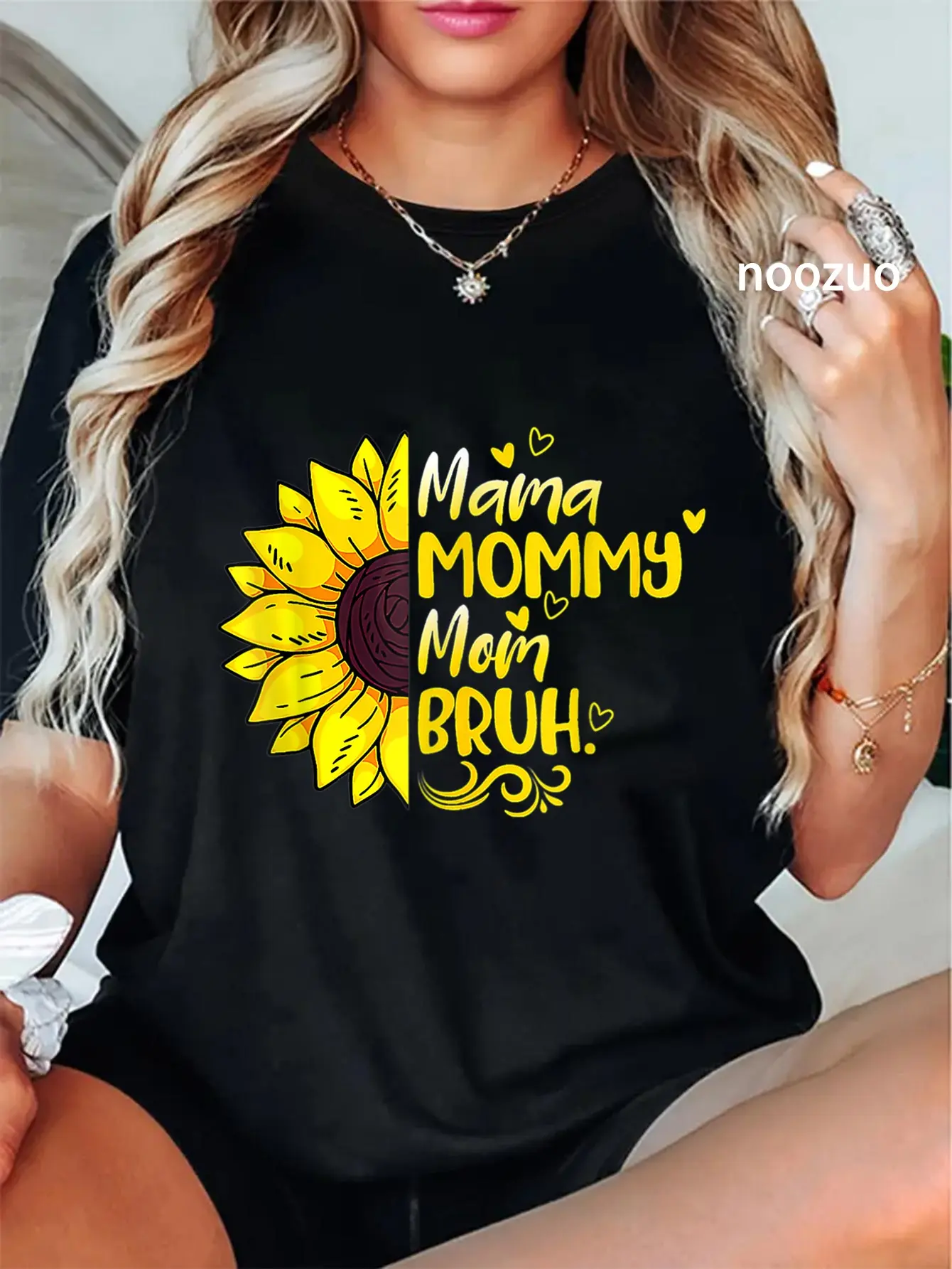 100% Cotton Ma Mama Mom Bruh Mother Mommy Mother's Day T-Shirt