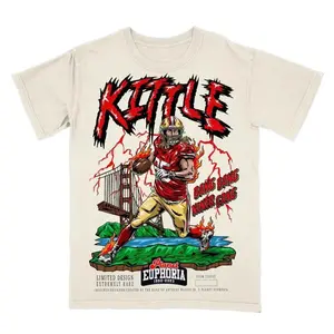 George Kittle Planet Euphoria Shirt Vintage 90s Legend Football Graphic Tee for Men Women Fans Y2k Streetwear