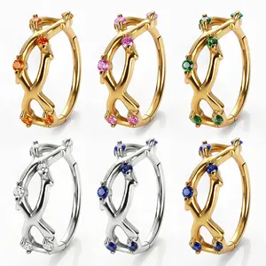 KUTLAN 20G “Flourishing Branches” Branch Ring — Nose Ring / Helix Ring / Earrings