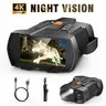 MINENER 4K High-Powered Night Vision Goggles - 5000 mAh Battery, 7-Level Infrared, 10x Digital Zoom, Hunt Gear, Camping Accessories, Cool Gadgets for Adults, Mens Gifts, Dad Gifts, Wildlife Observation