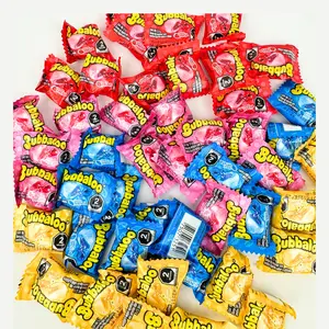 Bubbaloo Mexican Bubble Gum Variety Pack, 48 Pcs. Authentic Bubblegum Fruit Flavors (Banana, Strawberry, Tutti Frutti, Mentol)