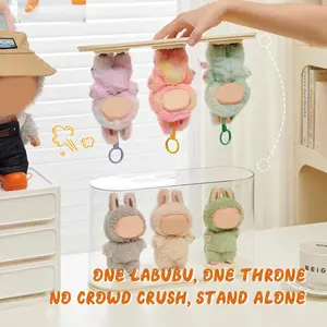 Transparent Collectible Display Box, Stackable Transparent Doll Storage, Dustproof Blind Box Doll Show Stand for Home & Office, Collectible Figurines