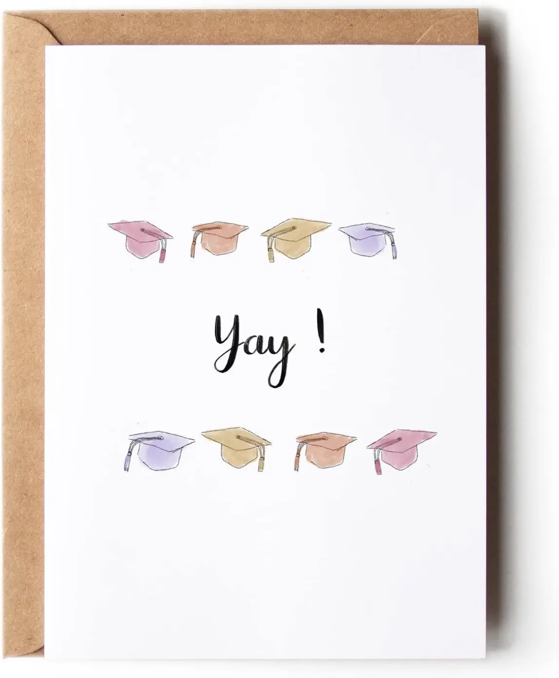 Yay Graduation Card, Class of 2026 (Handmade, Premium Quality Card)