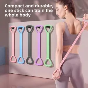 Women's TPE Figure-8 Resistance Band, Exercise Equipment for Yoga and Shoulder Opening Workouts