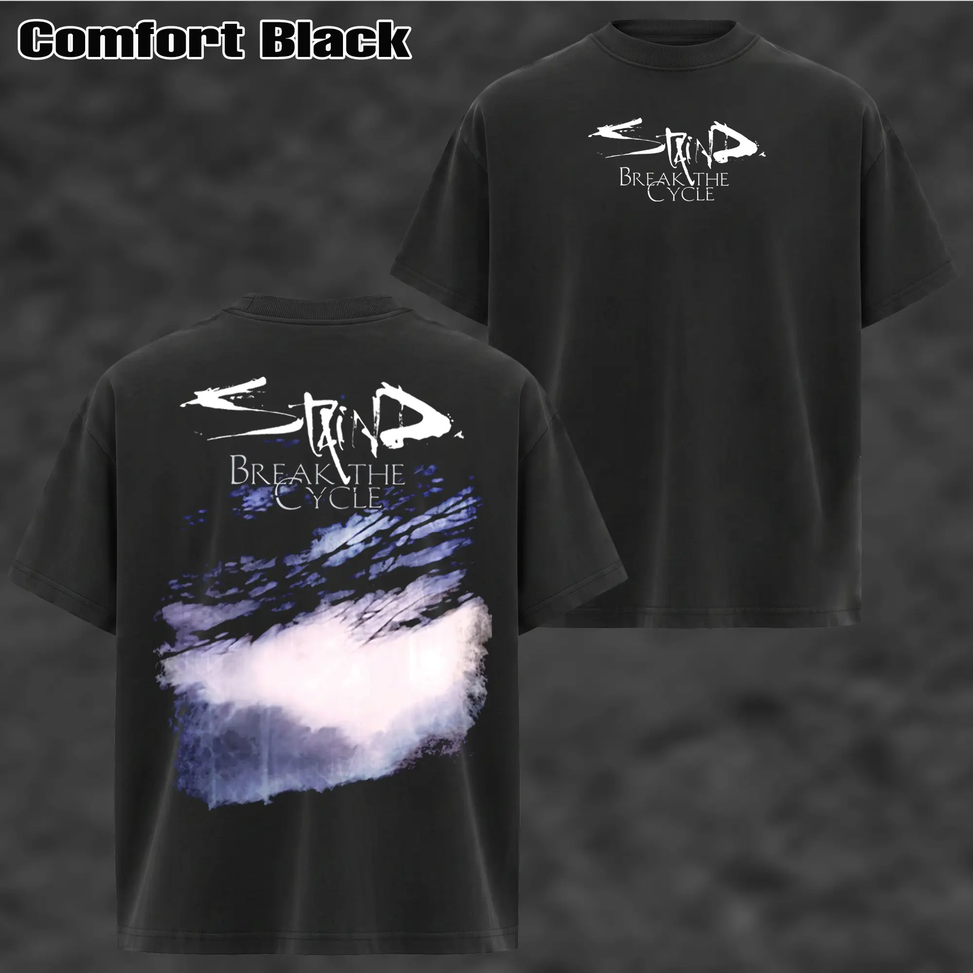 Vintage staind T-shirt , Staind T-shirt & Hoodie , Rock Music Lover T-Shirt , Vintage Band Shirts  Fabric Fit Top , Top Men's and Women's Clothing