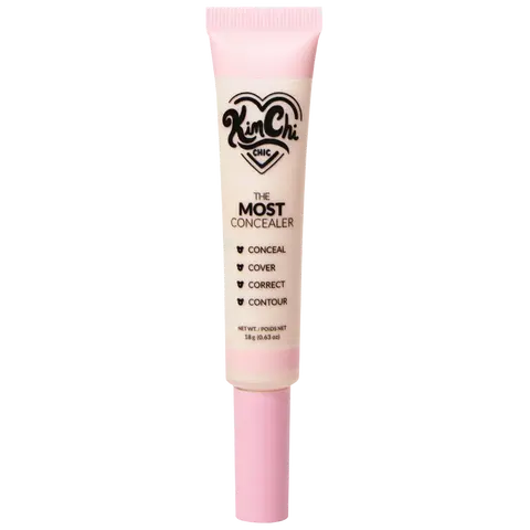 KimChi Chic Beauty The Most Concealer - 18g, Buildable Full-Coverage, Matte & Satin Hybrid Finish