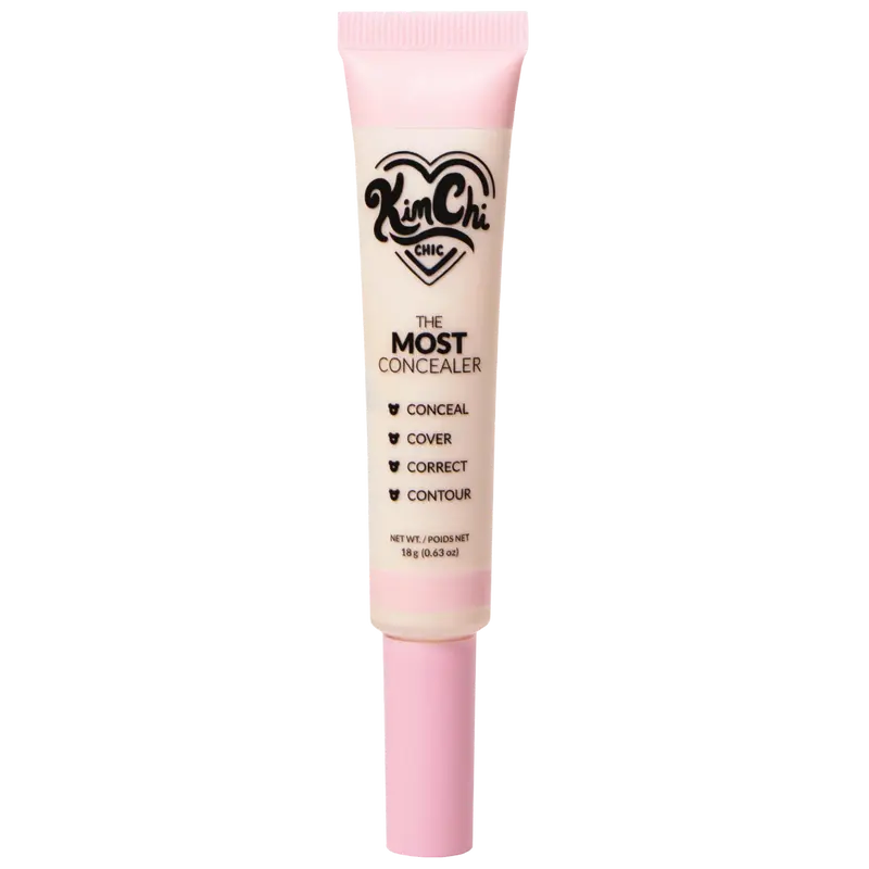 KimChi Chic Beauty The Most Concealer - 18g, Buildable Full-Coverage, Matte & Satin Hybrid Finish