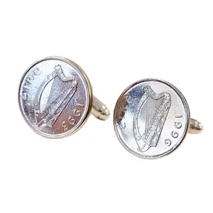 Irish 5p Coin Cufflinks