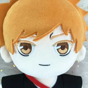 Anime Plush Doll Aizen Sousuke Zaraki Kenpachi Plushie Kuchiki Byakuya Kurosaki ichigo Plush Toy Cosplay Soft Stuffed Pillow Gif
