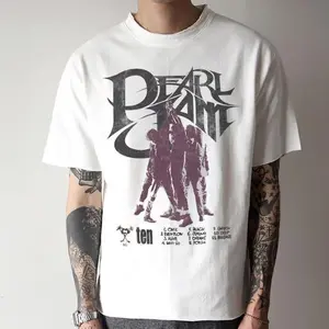 Vintage Pearl Jam Ten Album Shirt, 90s Grunge Band Graphic Tee, Retro Rock Concert Streetwear, Alternative Music Fan Gift Top