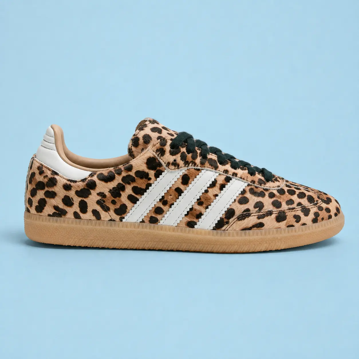 Adidas Samba OG Leopard Magic Beige Women's Fashion Sneaker New