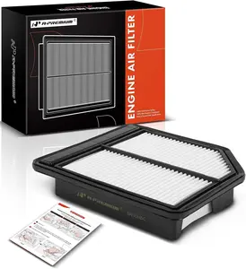 Engine Air Filter Replacement for 2006-2011 Civic 1.8L, High Flow Automotive Intake Filter for Improved Engine Protection & Airflow Performance