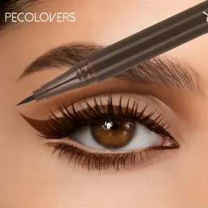 1pc Durable Waterproof Brown Liquid Eyeliner Pen, Dry Quickly, Smooth Application, High-Quality Liquid Eyeliner Pen for Women, Eye Makeup Products