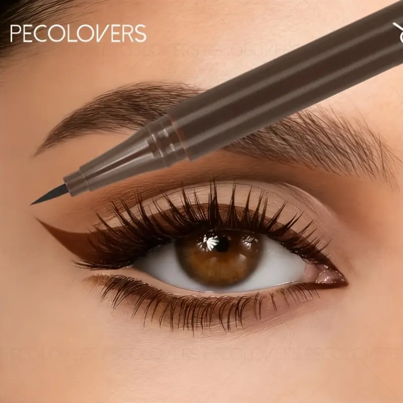 1pc Durable Waterproof Brown Liquid Eyeliner Pen, Dry Quickly, Smooth Application, High-Quality Liquid Eyeliner Pen for Women, Perfect Eye Makeup, Enhance Eye Makeup, Eye Makeup Products