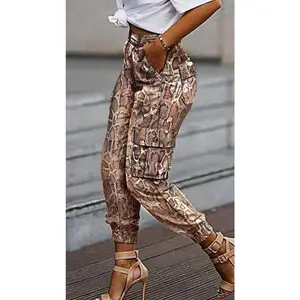 Snakeskin Cargo Pants