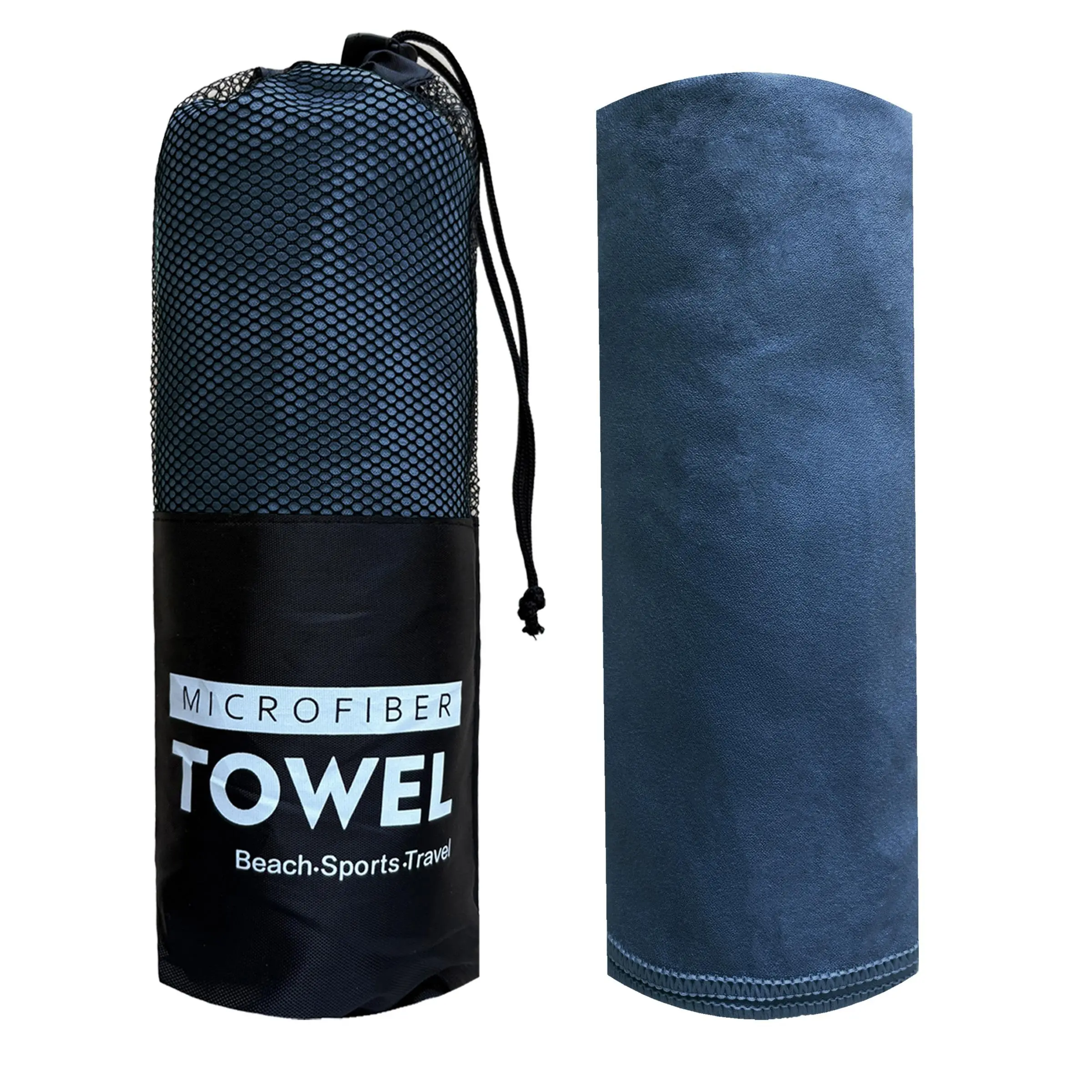 Microfiber Workout Towel, Quick Dry Sports Towel with Storage Bag, Gym Towels for Men Women, Beach, Swimming Pool & More, Quick Drying Towel
