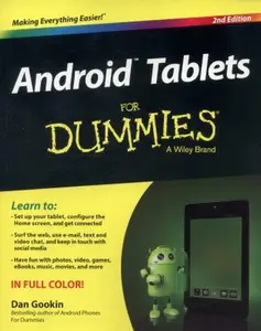 USED-Android Tablets For Dummies (For Dummies Series) by Dan Gookin (Paperback)