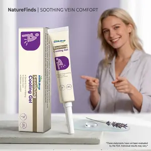 Lavender Infused Soothing Cooling Gel (20g) - Advanced Hemorrhoid & Vein Discomfort Relief, Gentle Plant-Based Deep Penetrating Daily Perianal Care for Long Sitting Adults to Maintain Comfort.