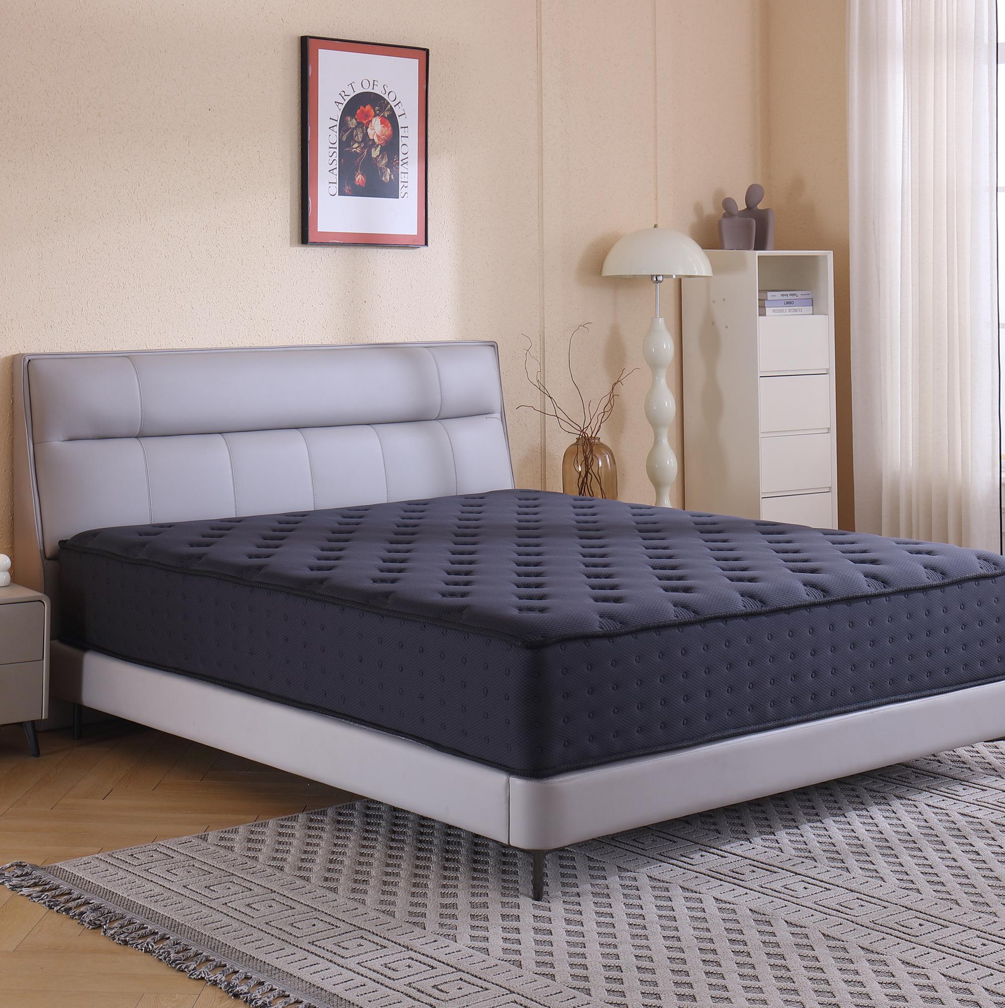 【Good value】12/14 Inch Twin, Full, Queen, King Mattress Memory Foam And Spring, Hybrid MattressMedium Firmness, Lumbar Support, For Home Rooms Hotels, Boxed Halloween ChristmasGift Furniture Ergonomic queen size mattress Interior Modern