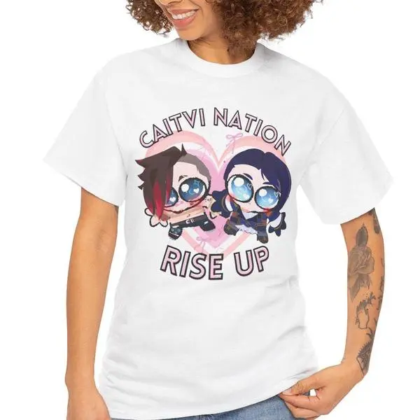 Wlw Arcane Caitvi Nation Unisex Tee - Funny Cotton Shirt For Trendy Fashionistas Tshirt
