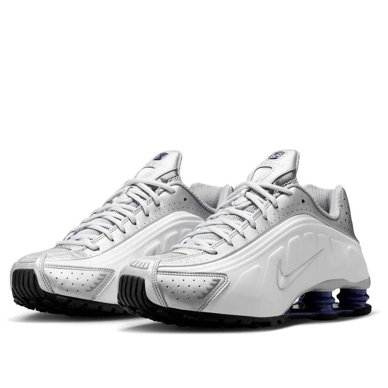 Nike Shox R4 'Metallic Silver Deep Royal Blue'