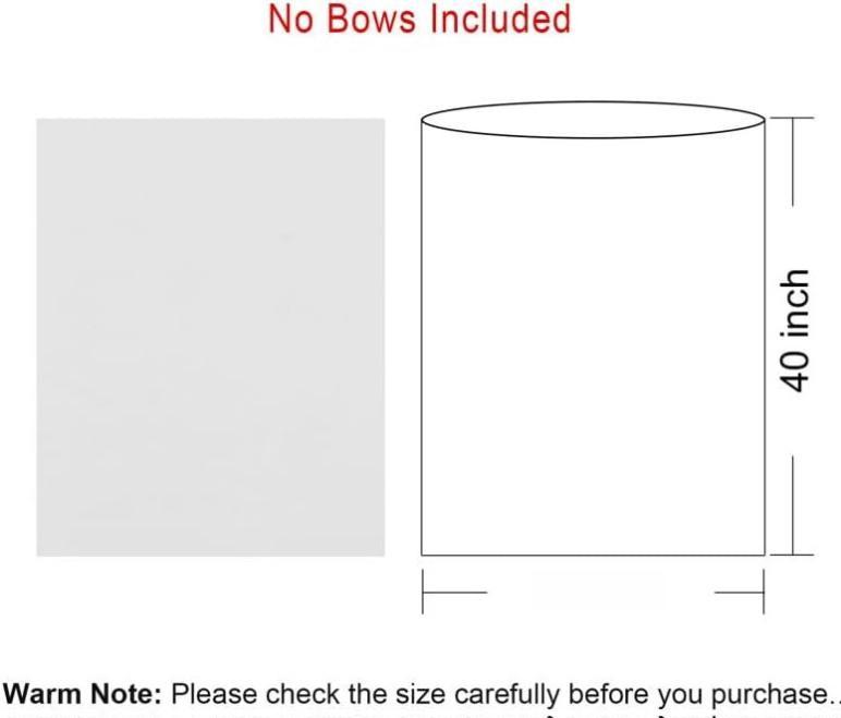 Large Cello/Cellophane Bags,30x 40 Inches Clear Basket Bags OPP Plastic Cellophane Wrap for Gift Baskets Packaging 10 Pieces