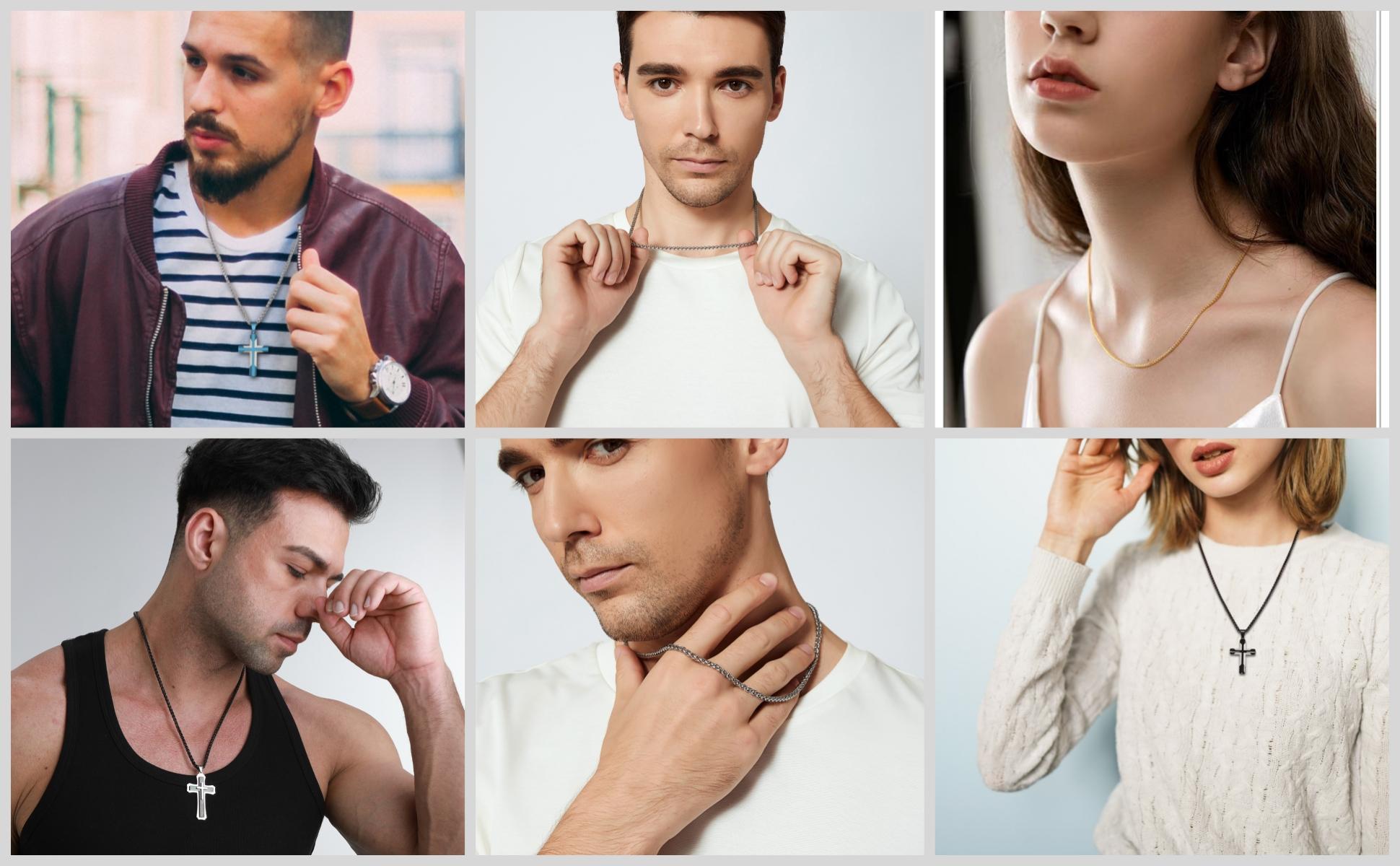 Stainless Steel Wheat Chain for Men, 2.5mm Mens Chain Necklaces for Men, Boys and Women 16-24 Inch, Christmas Gifts