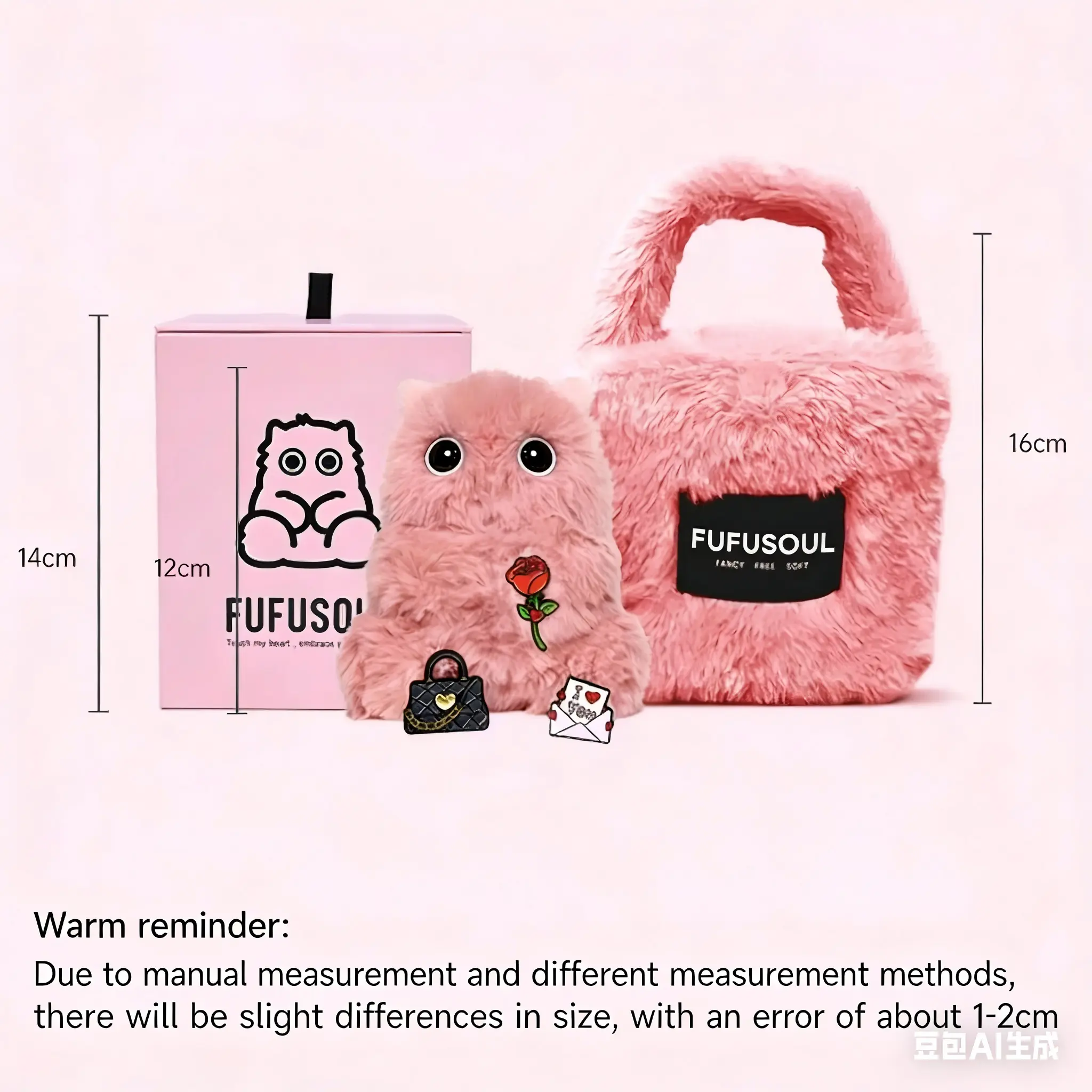 FUFUSOUL Valentine's Day Limited Plush Scented Toy｜Bag Charm