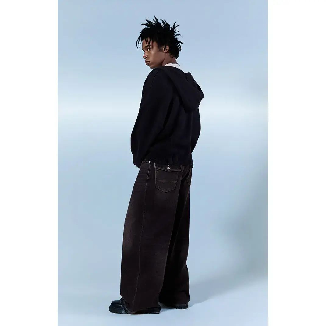 Pacsun Men's Ryder Ultra Baggy Jeans Black Tinted Pacsun Men's Ryder Ultra Baggy Jeans Black Tinted