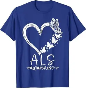 In May We Wear Blue Als Awareness Month T-Shirt