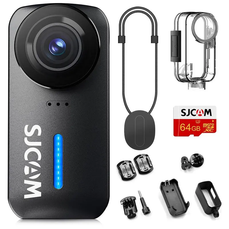 SJCAM C200 4K Action Camera with 64G Card, Long-Lasting 180 Mins