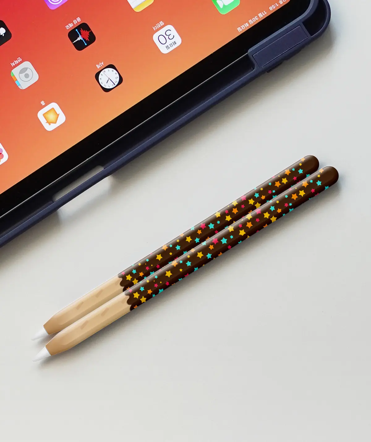 Apple Pencil Skin [2 Pack] ULTRA THIN 3M Premium Vinyl Cover Eco-Fridendly Greenguard Ink Apple Pencil full wrap Cover Case – 2nd Gen & Pro