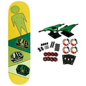 Alien Workshop Skateboard Complete OG Logo Repeater Gold 8.375" x 32.25"