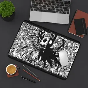Characters Desk Mat, High-Quality Desk Mat, Silksong Merch, Gaming Desk Mat, Long Mouse Pad, Unique Gift for Gamers