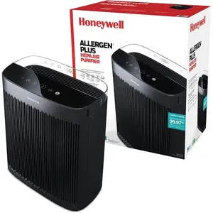 Allergen Plus HEPA Air Purifier for Home, Large Rooms up to 900 Ft², Turbo Clean, HEPA Filter Reduces Allergens, Dust, Pollen, Pet Dander, All Smoke Types, Odors, White, HPA5100W